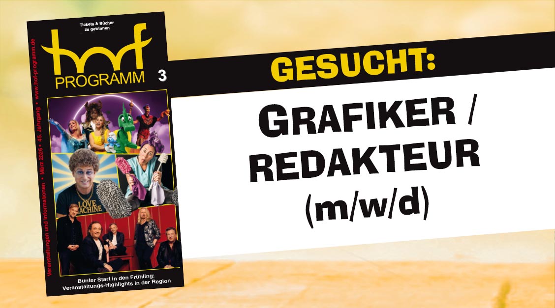 Stellenausschreibung: Grafiker / Redakteur (m/w/d)
